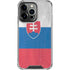 Slovakia Flag Distressed iPhone 16 Pro Max Clear Case